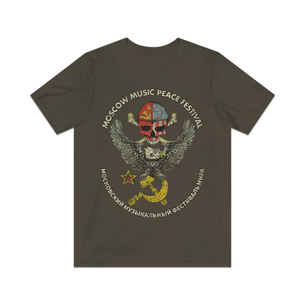 Музыкальный фестиваль мира в Москве 1989 года Винтажная мужская футболка Унисекс футболка XXL