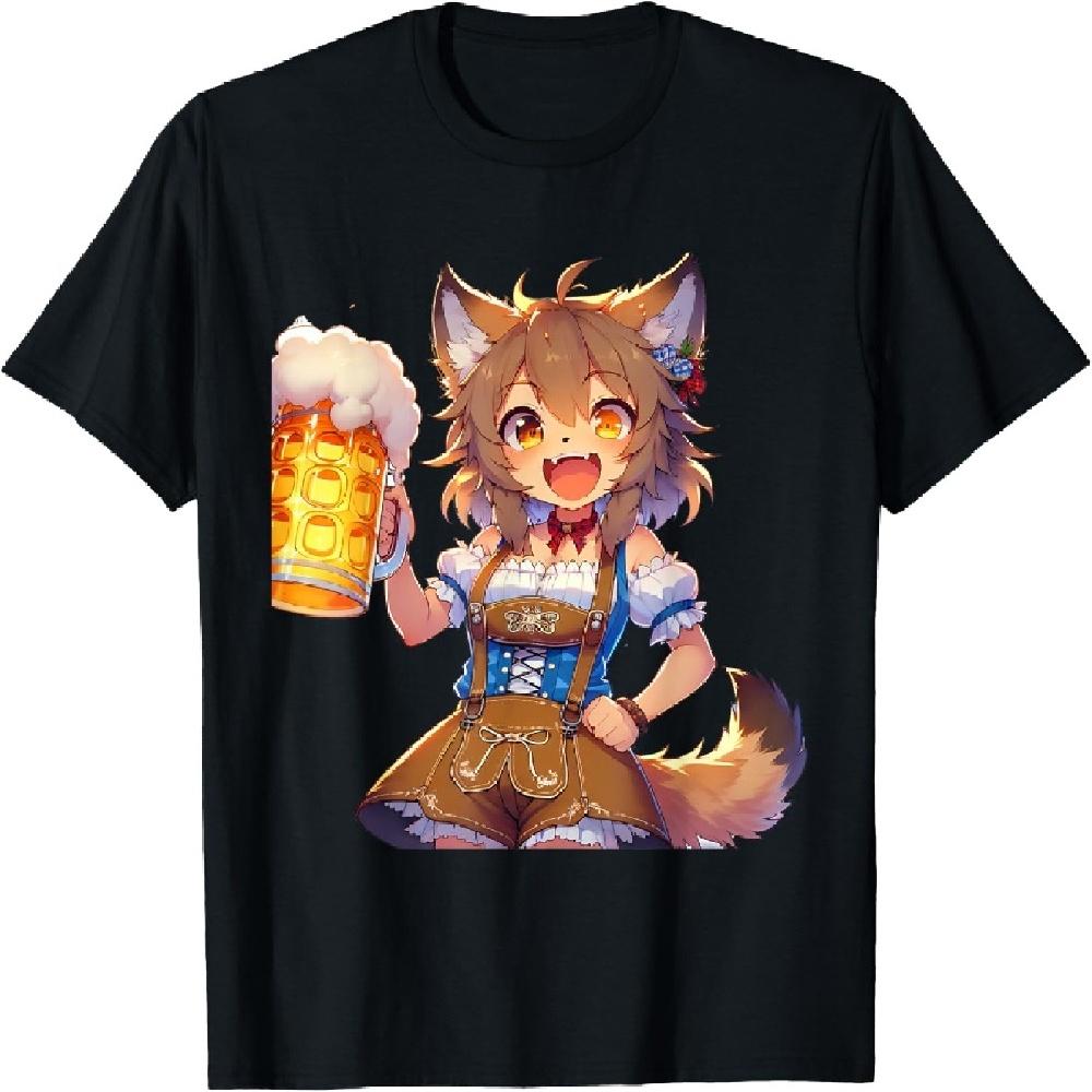 Аниме Кошачий Народный Фестиваль Пивная Кружка Футболка XXXXXL чёрный