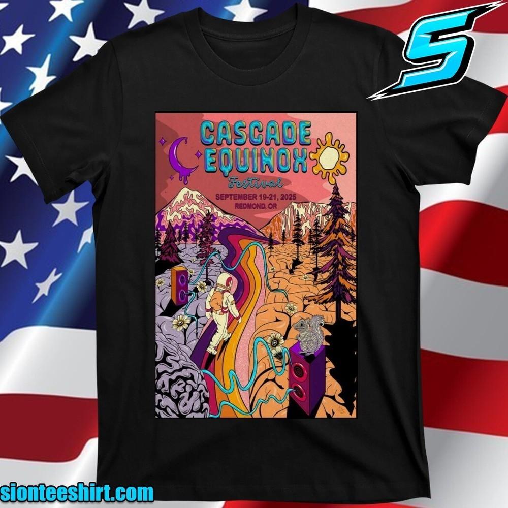 2025 Фестиваль Равноденствия Каскад Футболка Унисекс XXXL